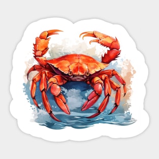 Red Crab Sticker